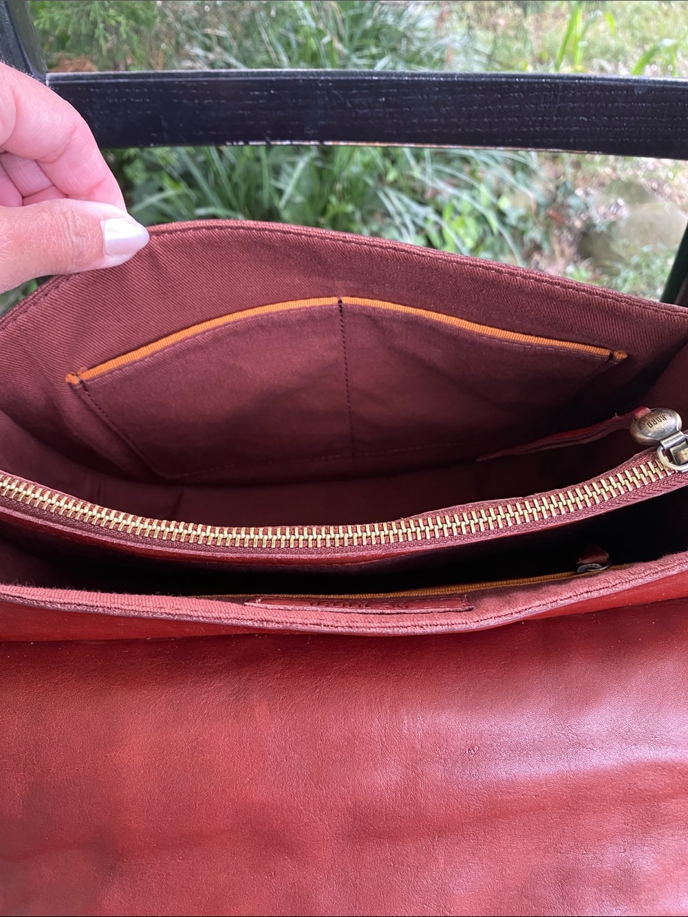 HOBO Kiva Large Crossbody Bag in Chestnut - Picture 9 of 13